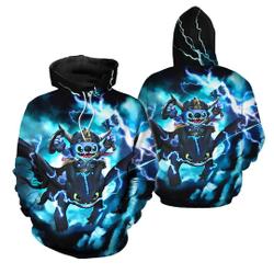 Stitch And Toothless 3D 3D Hoodie