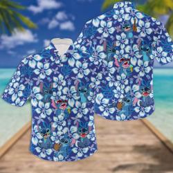 Stitch Beach Funny Hawaii Shirt Gift For Your Girlfriend Boyfriend Gift For Love Gift For Friend Best Valentine Present Holiday Gift