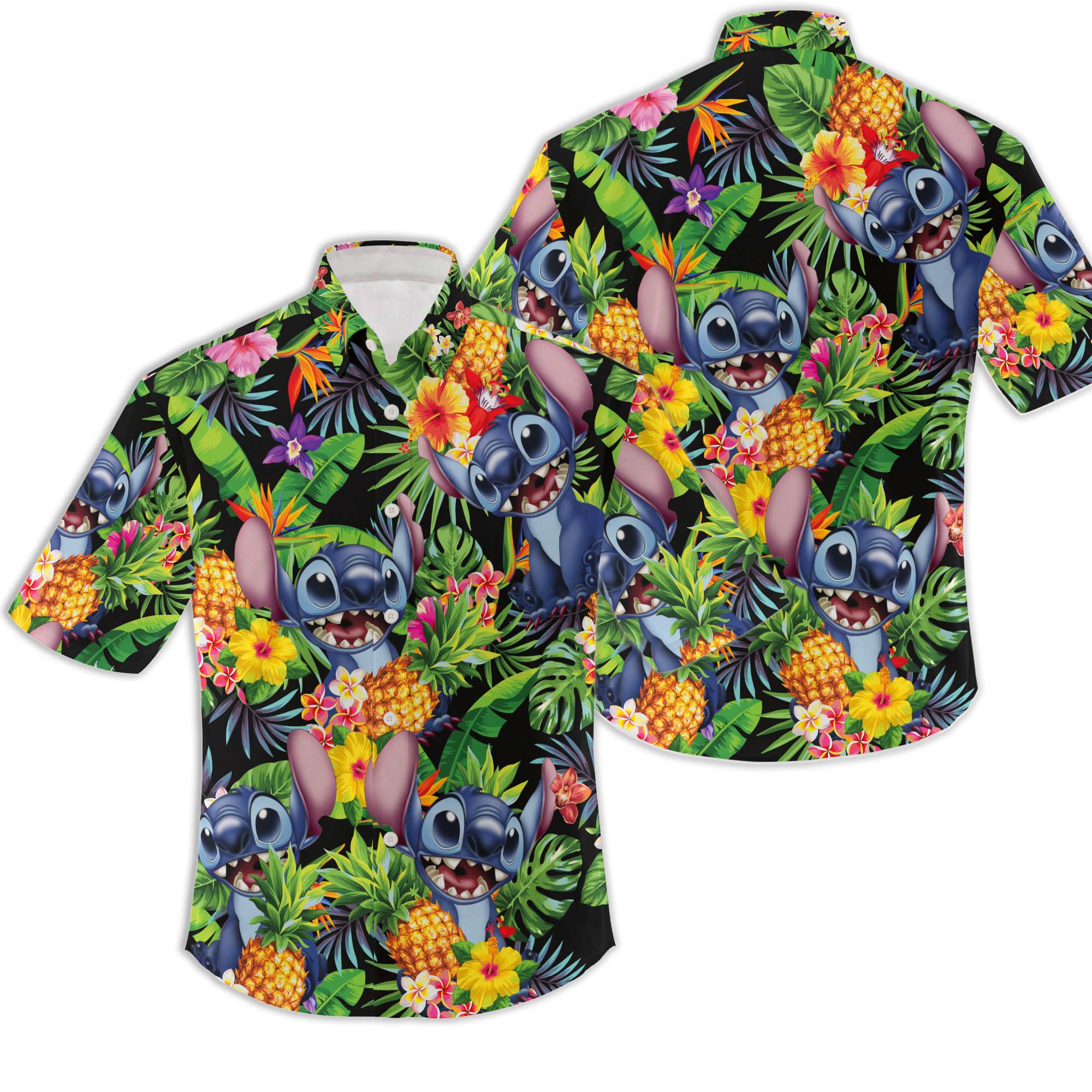 Stitch Disney Hawaiian Shirt Gift For Your Girlfriend Boyfriend Gift For Love Gift For Friend Best Valentine Present Holiday Gift