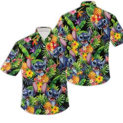 Stitch Disney Hawaiian Shirt Gift For Your Girlfriend Boyfriend Gift For Love Gift For Friend Best Valentine Present Holiday Gift