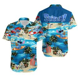 Stitch Hawaiian Shirt Gift For Your Girlfriend Boyfriend Gift For Love Gift For Friend Best Valentine Present Holiday Gift