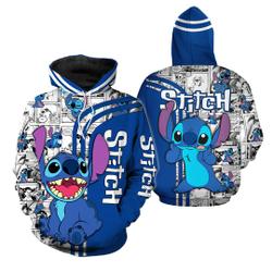 Stitch Hoodie, Disney Lilo & Stitch Shirt, Cartoon Movie Character Shirt