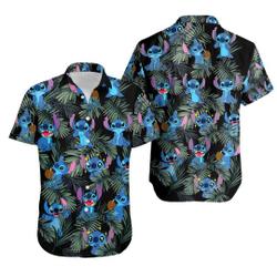 Stitch Shirt, Disney Stitch Hawaiian Shirt, Stitch Button Down Shirt Gift For Your Girlfriend Boyfriend Gift For Love Gift For Friend Best Valentine Present Holiday Gift