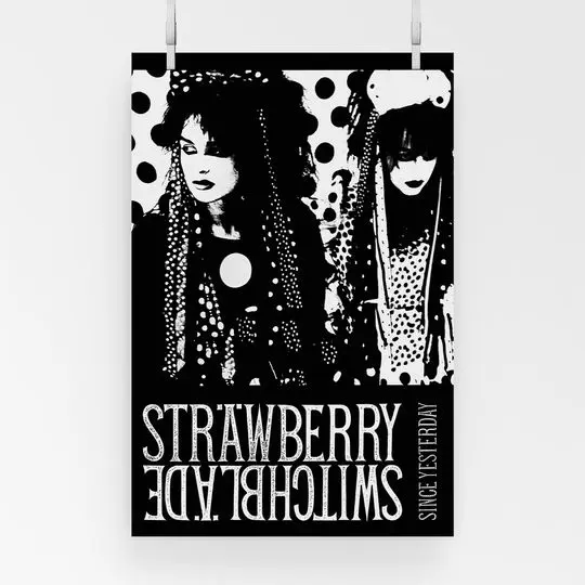 Strawberry Switchblade - Since Yesterday Poster Print Meaningful Gift For Family Gift For Boyfriend Valentine Gift Birthday Gift Holiday Gift