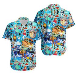 Studio ghibli Men's Hawaiian Shirt Gift For Your Girlfriend Boyfriend Gift For Love Gift For Friend Best Valentine Present Holiday Gift