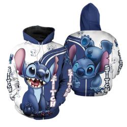 Cute Stitch Hoodie, Personalized Stitch Hoodie, Disney Lilo And Stitch Hoodie