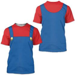 Super Mario Bros 3D Halloween Cosplay Tshirt Meaningful Gift For Family Gift For Boyfriend Valentine Gift