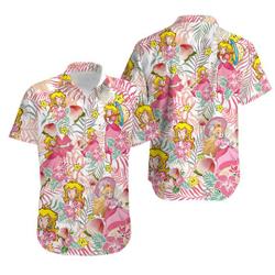 Super Mario Princess Peach Feeling Peachy Hawaiian Shirt Gift For Your Girlfriend Boyfriend Gift For Love Gift For Friend Best Valentine Present Holiday Gift