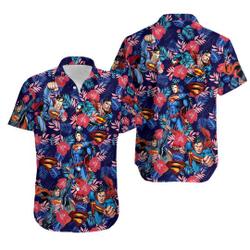 Superhero Hawaii Shirt, Heroes Hawaiian Shirt, Superman Shirt Gift For Your Girlfriend Boyfriend Gift For Love Gift For Friend Best Valentine Present Holiday Gift
