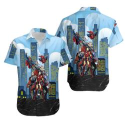 Superhero Hawaiian Shirt, Hawaiian Shirt, Aloha Shirt Gift For Your Girlfriend Boyfriend Gift For Love Gift For Friend Best Valentine Present Holiday Gift