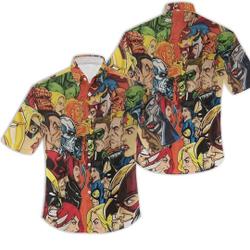 SuperHero Universe 3D All Print Hawaiian Shirt Gift For Your Girlfriend Boyfriend Gift For Love Gift For Friend Best Valentine Present Holiday Gift