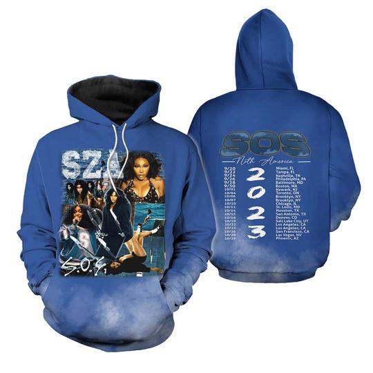 SZA S.O.S Tour 2023 3D Hoodie