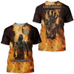 3D Cool Tshirt for Disturbed Fans Meaningful Gift For Family Gift For Boyfriend Valentine Gift