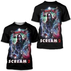 Poster Scream Movie 3D T Shirt Meaningful Gift For Family Gift For Boyfriend Valentine Gift