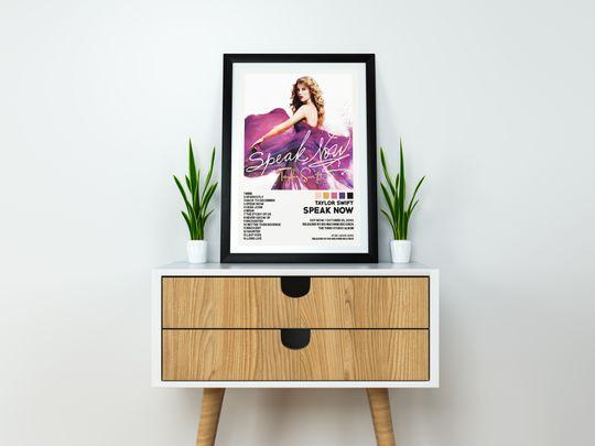 Tay.lor S.wi.ft Posters / Speak Now Poster, Album Cover Poster, Poster Print Wall Art, Custom Poster, Home Decor, Evermore, Folklore, Speak Now