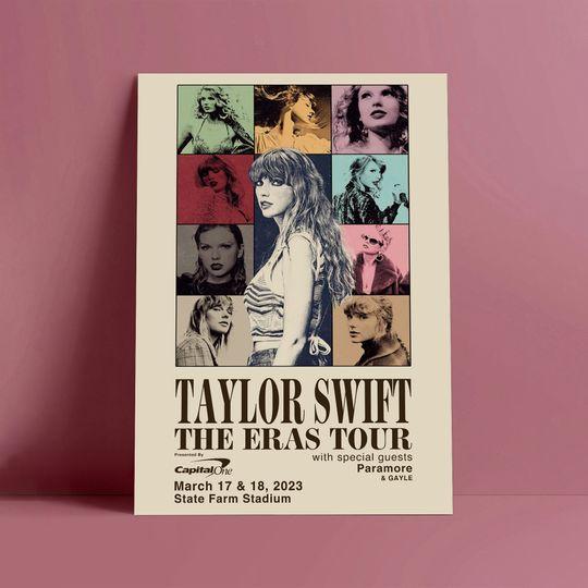 Taylor 2023 eras tour opening night concert poster Meaningful Gift For Family Gift For Boyfriend Valentine Gift Birthday Gift Holiday Gift