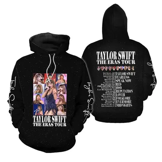 Taylor Hoodies, Taylor taylor version 3D Hoodie, Eras Tour Unisex Hoodie
