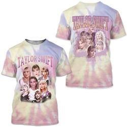 Taylor Music Shirt, Taylor The Eras Tour, Taylor Tour Tie Dye Pastel Graphic Tee Meaningful Gift For Family Gift For Boyfriend Valentine Gift