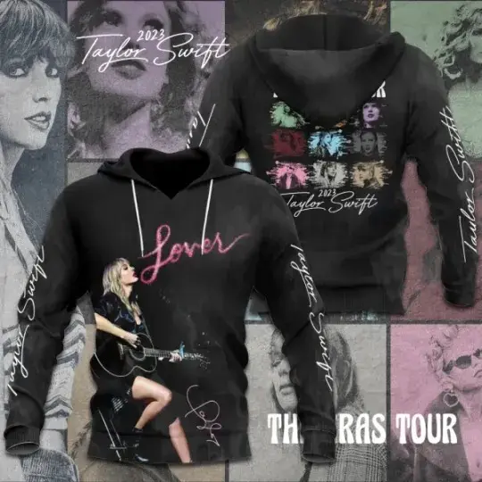 Taylor The Eras Tour 2023 3D Hoodie