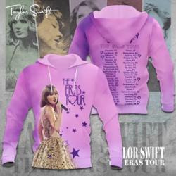 Taylor The Eras Tour 2023 3D Hoodie