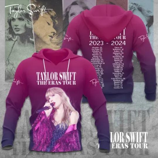 Taylor The Eras Tour 2023 3D Hoodie