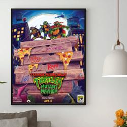 Teenage Mutant Ninja Turtles Mutant Mayhem Movie Poster Meaningful Gift For Family Gift For Boyfriend Valentine Gift Birthday Gift Holiday Gift