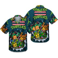 Teenage Mutant Ninja Turtles Unisex Hawaiian Shirt Gift For Your Girlfriend Boyfriend Gift For Love Gift For Friend Best Valentine Present Holiday Gift