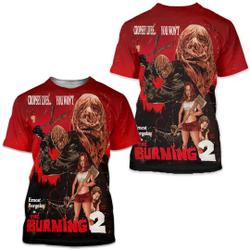 The Burning 1981 American Slasher Film Horror T-Shirt 3D Meaningful Gift For Family Gift For Boyfriend Valentine Gift