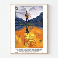 The Deer Hunter (1978) Classic Movie Poster Premium Matte Vertical Poster Meaningful Gift For Family Gift For Boyfriend Valentine Gift Birthday Gift Holiday Gift