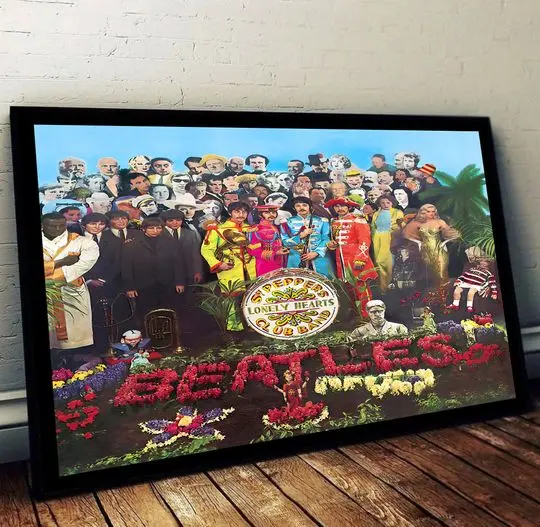 The.Be4tles SGT Peppers Album Premium Matte Poster Meaningful Gift For Family Gift For Boyfriend Valentine Gift Birthday Gift Holiday Gift