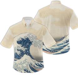 The Great Wave Off Kanagawa Hawaiian Shirt Gift For Your Girlfriend Boyfriend Gift For Love Gift For Friend Best Valentine Present Holiday Gift