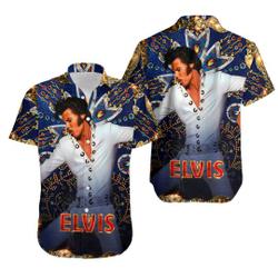 The King Elvis Presley Hawaiian Shirt Gift For Your Girlfriend Boyfriend Gift For Love Gift For Friend Best Valentine Present Holiday Gift