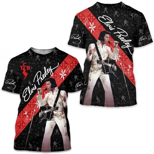 The King Elvis Presley T-Shirt Christmas Gift For Fans Meaningful Gift For Family Gift For Boyfriend Valentine Gift