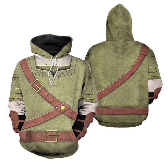The Legend Of Zelda Link Full Over Print 3D Hoodie