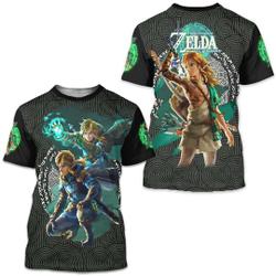 The Legend of Zelda: Tears of the Kingdom Video Game 3D T-shirt Meaningful Gift For Family Gift For Boyfriend Valentine Gift
