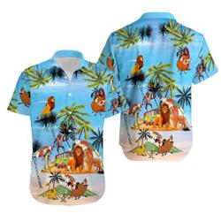 The Lion King Hawaiian Shirt Gift For Your Girlfriend Boyfriend Gift For Love Gift For Friend Best Valentine Present Holiday Gift