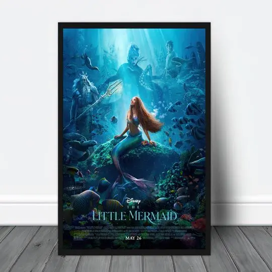 The Little Mermaid 2023 Movie Poster Quality Glossy Meaningful Gift For Family Gift For Boyfriend Valentine Gift Birthday Gift Holiday Gift