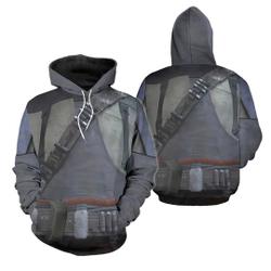 The Mandalorian Boba Fett With Jetpack Print Hoodie 3D Print