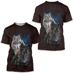 The Mountain Star Wolves T-Shirt Meaningful Gift For Family Gift For Boyfriend Valentine Gift