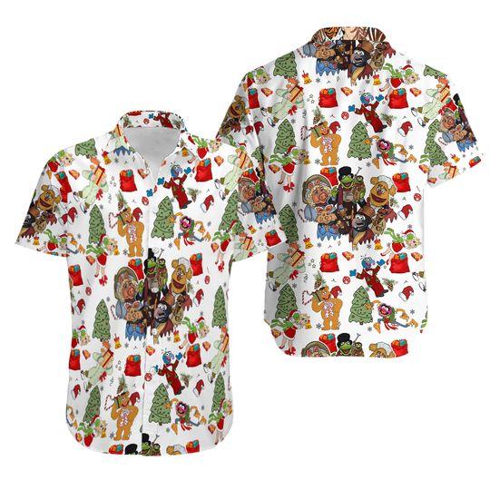 The Muppet Christmas Carol Disney Christmas Party X-mas Holiday Hawaiian Shirt Gift For Your Girlfriend Boyfriend Gift For Love Gift For Friend Best Valentine Present Holiday Gift
