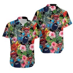 The Muppet Show Drummer Hawaiian Shirt Gift For Your Girlfriend Boyfriend Gift For Love Gift For Friend Best Valentine Present Holiday Gift
