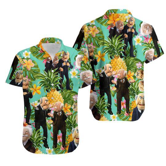 The Muppets Statler And Waldorf Hawaiian Shirt Gift For Your Girlfriend Boyfriend Gift For Love Gift For Friend Best Valentine Present Holiday Gift