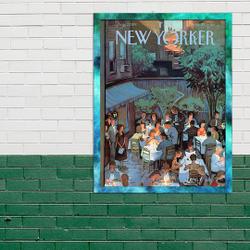 The New Yorker August 1958 Premium Matte Vertical Poster Meaningful Gift For Family Gift For Boyfriend Valentine Gift Birthday Gift Holiday Gift