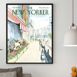 The New Yorker Poster Premium Matte Vertical Poster Meaningful Gift For Family Gift For Boyfriend Valentine Gift Birthday Gift Holiday Gift