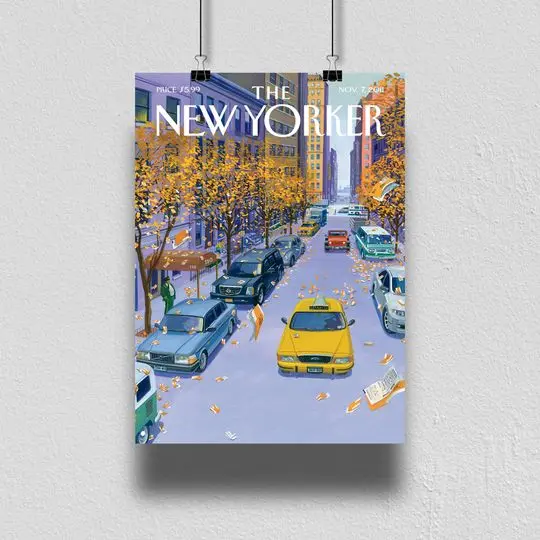 The New Yorker Vintage Cover Premium Matte Vertical Poster Meaningful Gift For Family Gift For Boyfriend Valentine Gift Birthday Gift Holiday Gift