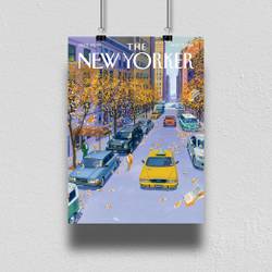 The New Yorker Vintage Cover Premium Matte Vertical Poster Meaningful Gift For Family Gift For Boyfriend Valentine Gift Birthday Gift Holiday Gift