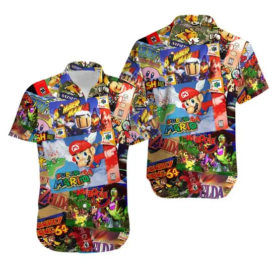 The Nintendo 64 is now 26 Years Old Hawaiian Shirt Gift For Your Girlfriend Boyfriend Gift For Love Gift For Friend Best Valentine Present Holiday Gift