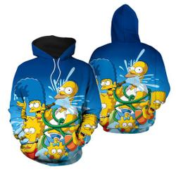 The Simpsons 3D All Over Print Pullover Hoodie