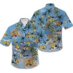 The Simpsons Family On The Beach Hawaiian Shirt Gift For Your Girlfriend Boyfriend Gift For Love Gift For Friend Best Valentine Present Holiday Gift
