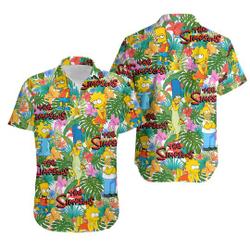 The Simpsons Tropical Hawaiian Shirt Gift For Your Girlfriend Boyfriend Gift For Love Gift For Friend Best Valentine Present Holiday Gift